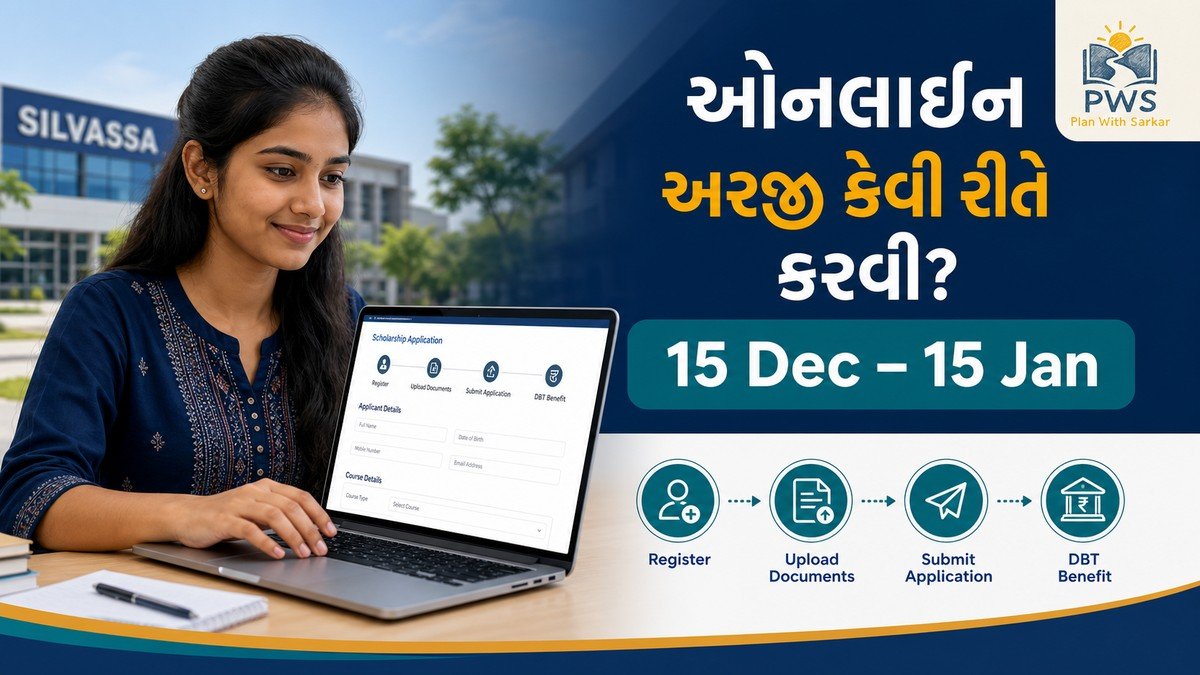 Saraswati Vidya Yojana DNH online application 15 December to 15 January