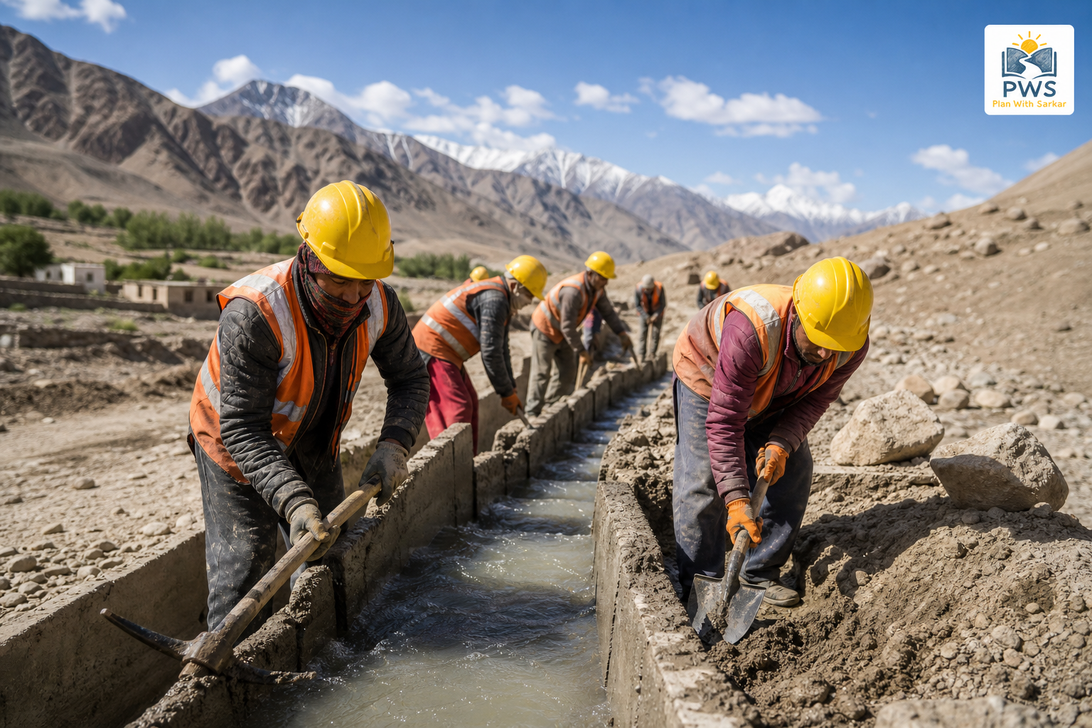 Ladakh VB-G RAM G Yojana 2026 water conservation work