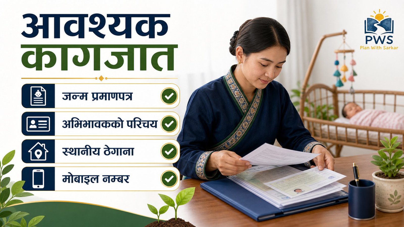 Sikkim Shishu Samriddhi Yojana आवश्यक कागजात