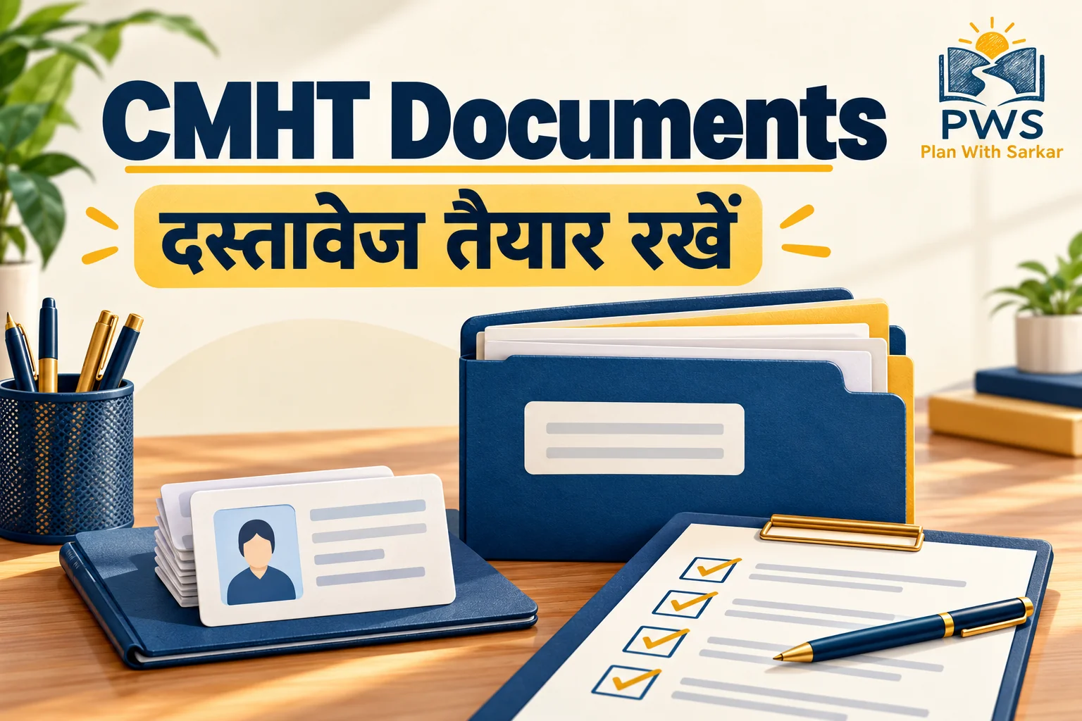 CMHT documents के लिए पहचान पत्र और दस्तावेजों की फाइल