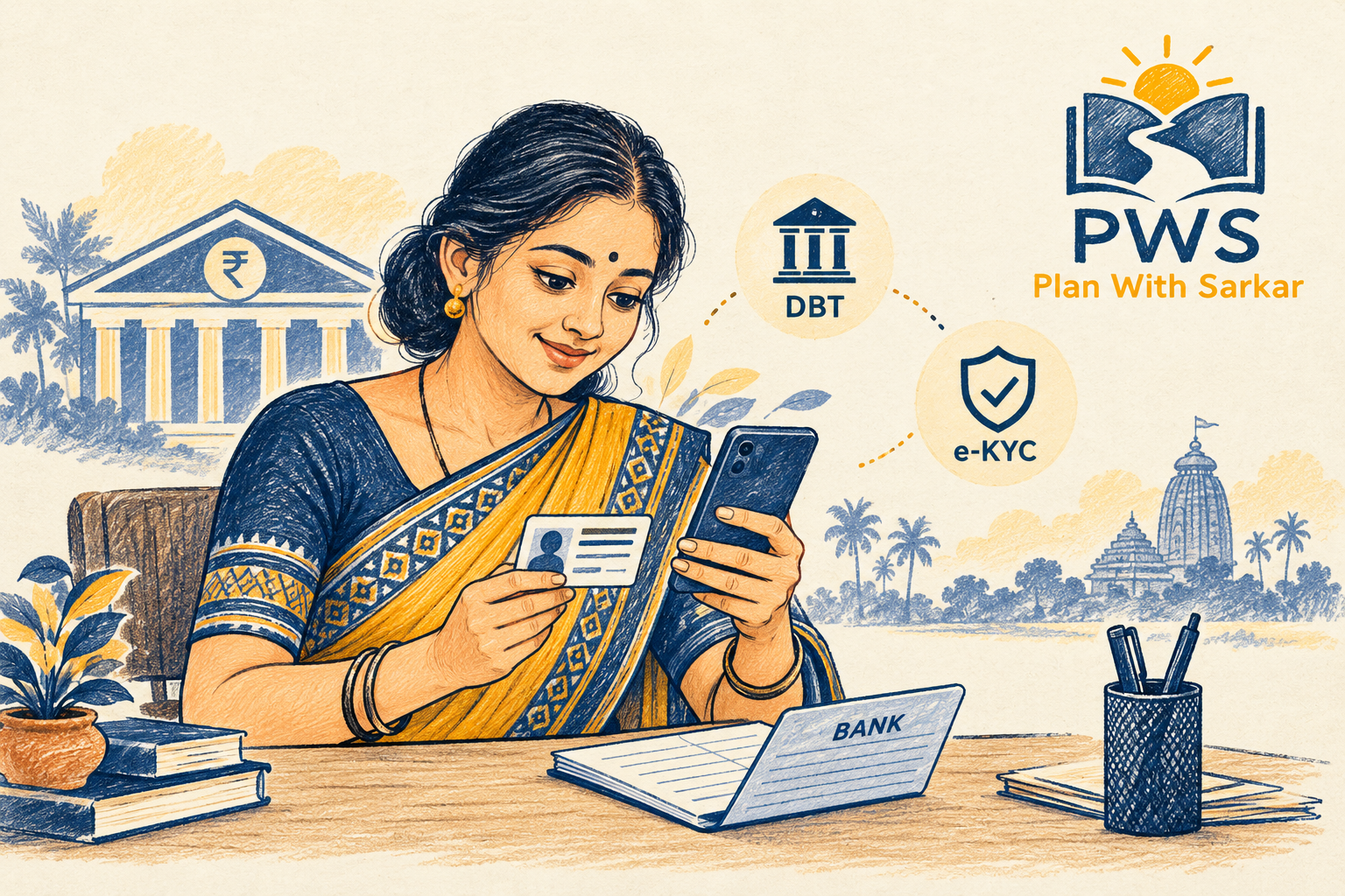ସୁଭଦ୍ରା ଯୋଜନା ପାଇଁ ଆଧାର, DBT ଓ e-KYC ଯାଞ୍ଚର ଚିତ୍ର